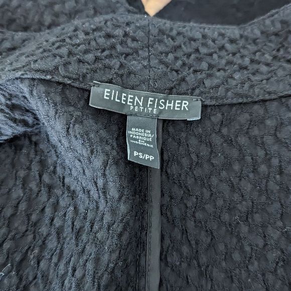 Eileen Fisher Cotton Tencel jacket PS - Picture 5 of 9